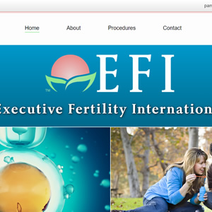 site for Executive Fertility International