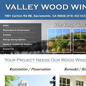 logo for Valley Wood Window